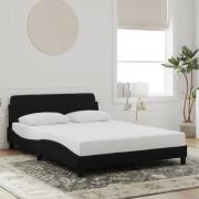 vidaXL Bed Frame "Dover" Black 120x200 cm Velvet