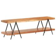 vidaXL TV-bänk 160x40x50 cm massivt akaciaträ