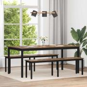 vidaXL Matbord 2 pcs 180 x 90 x 75 cm Konstruerat trä