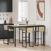 vidaXL Stående Barbord Konstruerat trä