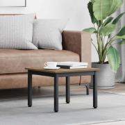 vidaXL Kaffeebord Artisan Ek 50 x 50 x 36 cm Konstruerat trä