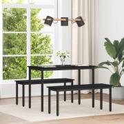 vidaXL Matbord 110 x 100 x 75 cm METALL