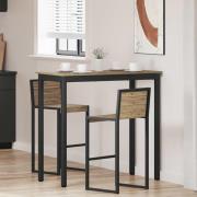 vidaXL Stående Barbord Konstruerat trä