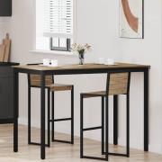 vidaXL Stående Barbord Konstruerat trä