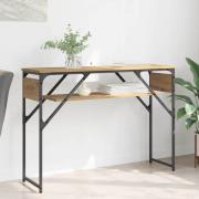 vidaXL Konsolbord Artisan Ek 105x30x75cm Konstruerat trä