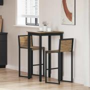 vidaXL Stående Barbord Konstruerat trä