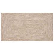 vidaXL Områdesmattor Naturlig och vit 80 x 150 cm Jute