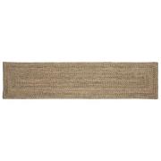 vidaXL Områdesmattor Rektangulär Naturlig och svart 60 x 200 cm Jute