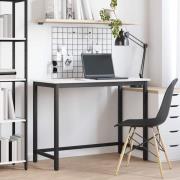 vidaXL bord Vit 100 x 50 x 77 cm Konstruerat trä och stål