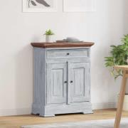 vidaXL Förvaringsskåp 63 x 30 x 79 cm Massivt mahognyträ