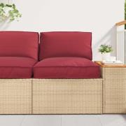 vidaXL Kudde Löv Bladmönster 80 x 80 x 52 cm Oxford Tyg