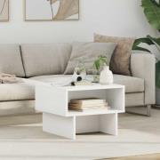 vidaXL Kaffeebord Vit 48 x 46 x 35 cm Konstruerat trä