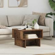 vidaXL Kaffeebord Gammalt trä 48 x 46 x 35 cm Konstruerat trä