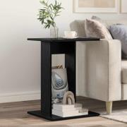 vidaXL Sidobord Svart Ek 45 x 40 x 62,5 cm Konstruerat trä