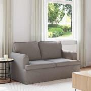 vidaXL Soffa Taupe 144 x 80 x 85 cm tyg