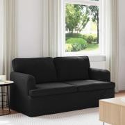 vidaXL Soffa 140cm Svart Metall