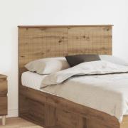 vidaXL Huvudgavel med huvudgavel Artisan Ek 135 cm Konstruerat trä