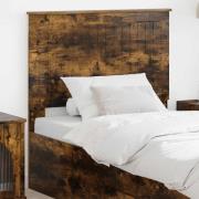 vidaXL Huvudgavel med huvudgavel Rökt ek 90 cm Konstruerat trä