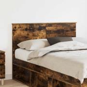 vidaXL Huvudgavel Rökt ek 135 cm Konstruerat trä