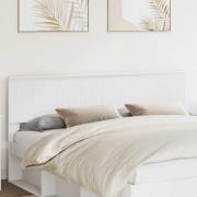 vidaXL Huvudgavel Vit 180 cm Konstruerat trä