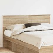 vidaXL Huvudgavel Sonoma-ek Konstruerat trä