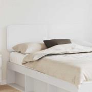 vidaXL Huvudgavel Vit 140 cm Konstruerat trä