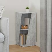 vidaXL Sidobrett Betonggrå 33 x 32 x 70,5 cm Konstruerat trä