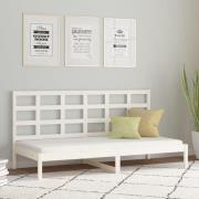 vidaXL Dagbädd utan madrass vit 80x200 cm massiv furu