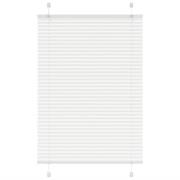 vidaXL Plisserad persienn vit 100x100 cm tyg bredd 99,4 cm polyester