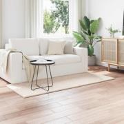 vidaXL Områdesmattor Rektangulär Beige 150 x 80 cm