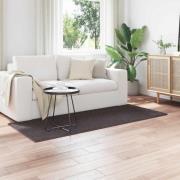 vidaXL Områdesmattor Rektangulär SIROLO Antracit 150 x 80 cm Polyester