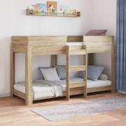 vidaXL Köksbädd för barn Sonoma-ek 75 x 190 cm Konstruerat trä