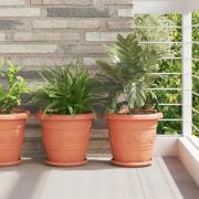 vidaXL Växtkrukor 24 pcs Murgrön Ø 30 x 25 cm Plast