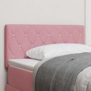 vidaXL Huvudgavel Rosa 100 cm Sammet