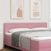 vidaXL Huvudgavel Rosa 180 cm Sammet