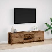 vidaXL TV-skåp 140 x 34 x 40 cm Gammalt trä Konstruerat trä