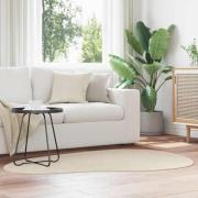 vidaXL Områdesmattor HUARTE Beige 120 x 170 cm Polyester