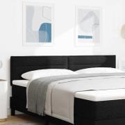vidaXL LED huvuddyna med LED-ljusslingor Svart 180 cm tyg
