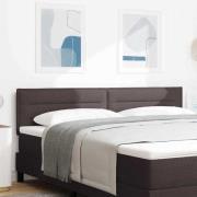 vidaXL LED huvuddyna med LED -remsljus Mörkbrun 180 cm Polyester