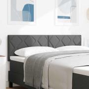 vidaXL Huvudgavel Mörkgrå 160 cm tyg