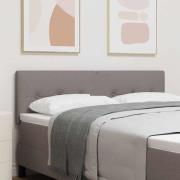 vidaXL LED huvuddyna med LED-ljusslingor Taupe 144 cm tyg
