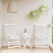 vidaXL Stolsdynor 2 st bladmönster 40x40x7 cm tyg