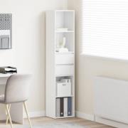 vidaXL Bokhylla vit 36x30x171 cm konstruerat trä