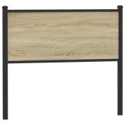 vidaXL Ersättningsgavel sonoma 107 cm konstruerat trä och stål