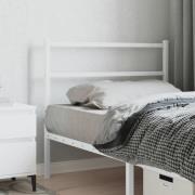 vidaXL Ersättningsgavel metall vit 107 cm