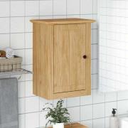 vidaXL Badrumsväggskåp med lagring BODO Honung brun 44 x 30 x 60 cm