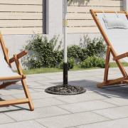 vidaXL Parasollfot brons 12 kg 48 cm gjutjärn