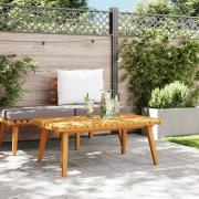 vidaXL Trädgårdsbord 90x55x35 cm massivt akaciaträ