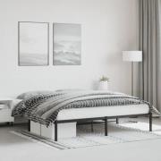 vidaXL Sängram metall svart 183x213 cm