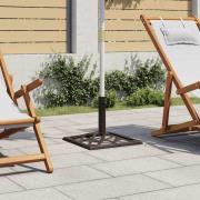 vidaXL Parasollfot brons 44x44x31 cm gjutjärn